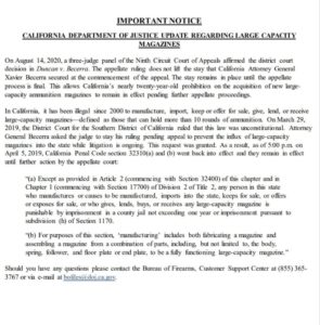 coalition regarding notice